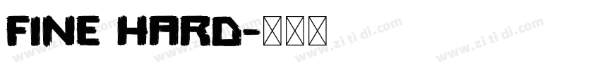 Fine hard字体转换